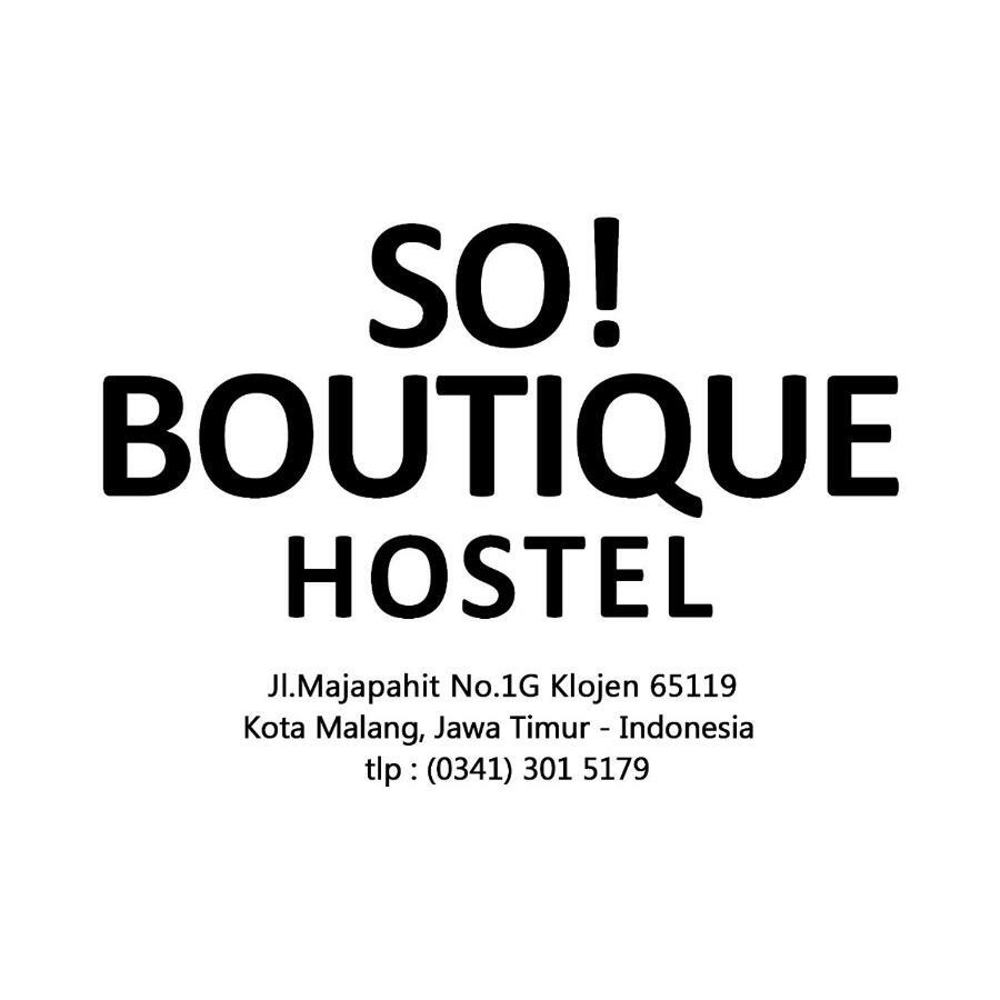 So! Boutique Hostel Маланг Екстер'єр фото